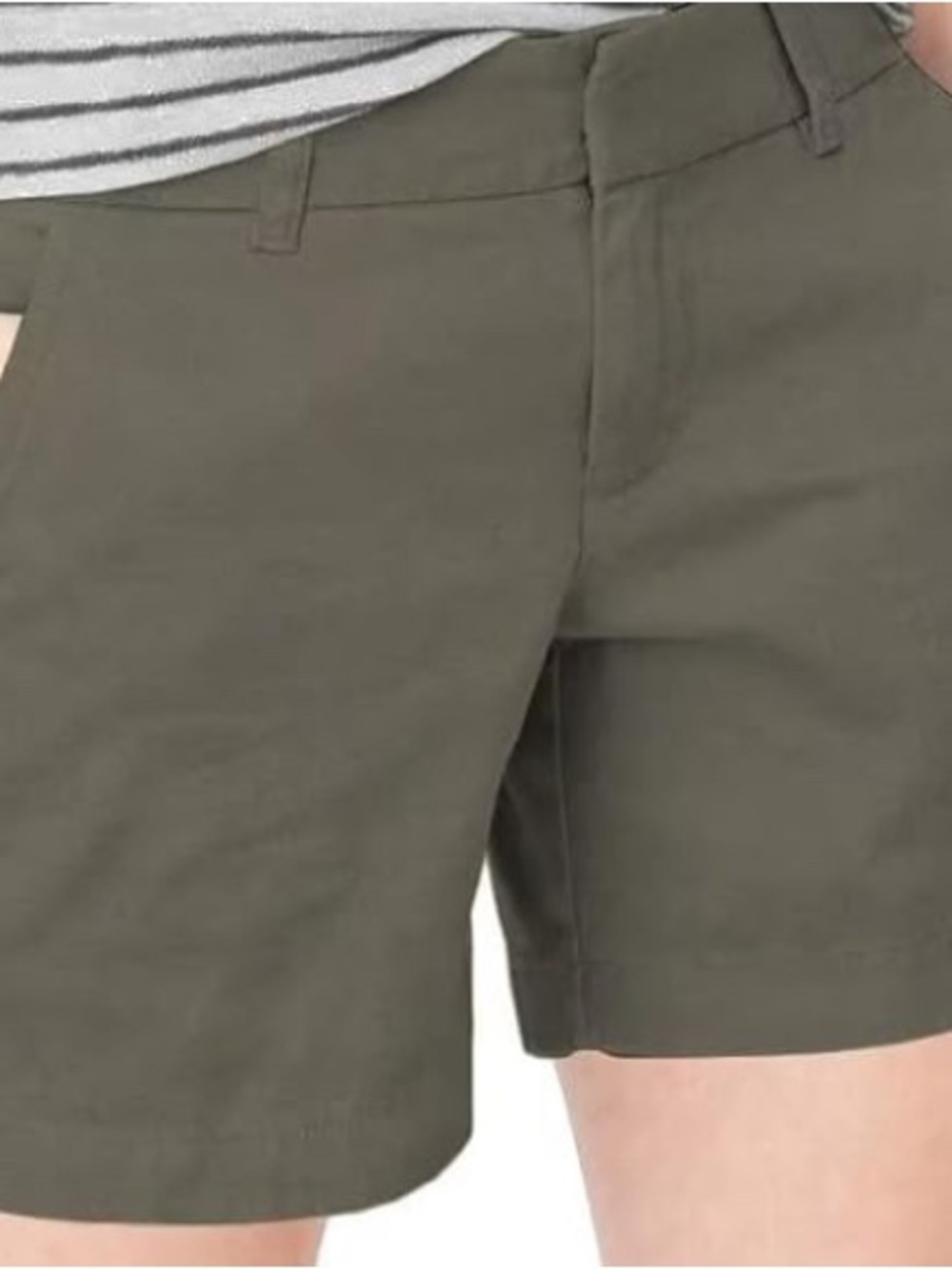 Hybrid & company Olive Utility Bermuda Shorts